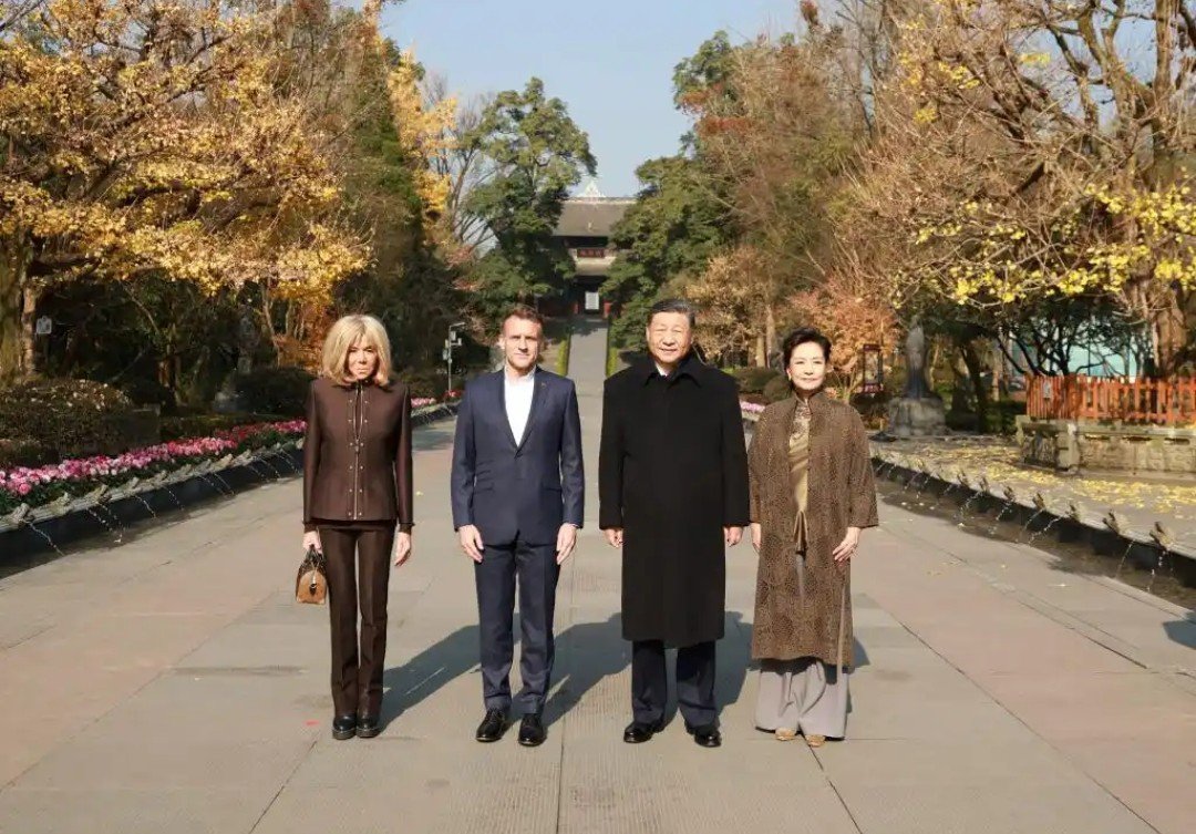 Xi and Macron share cordial exchanges during State Visit