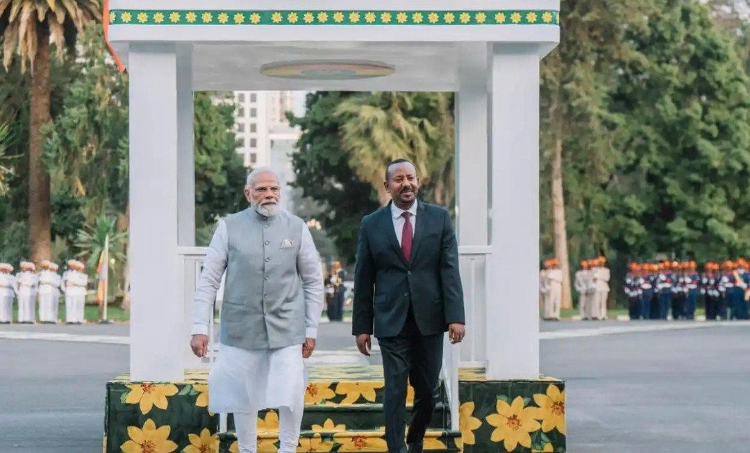 Indian PM Modi Visits Ethiopia, Aims to Deepen Bilateral Ties